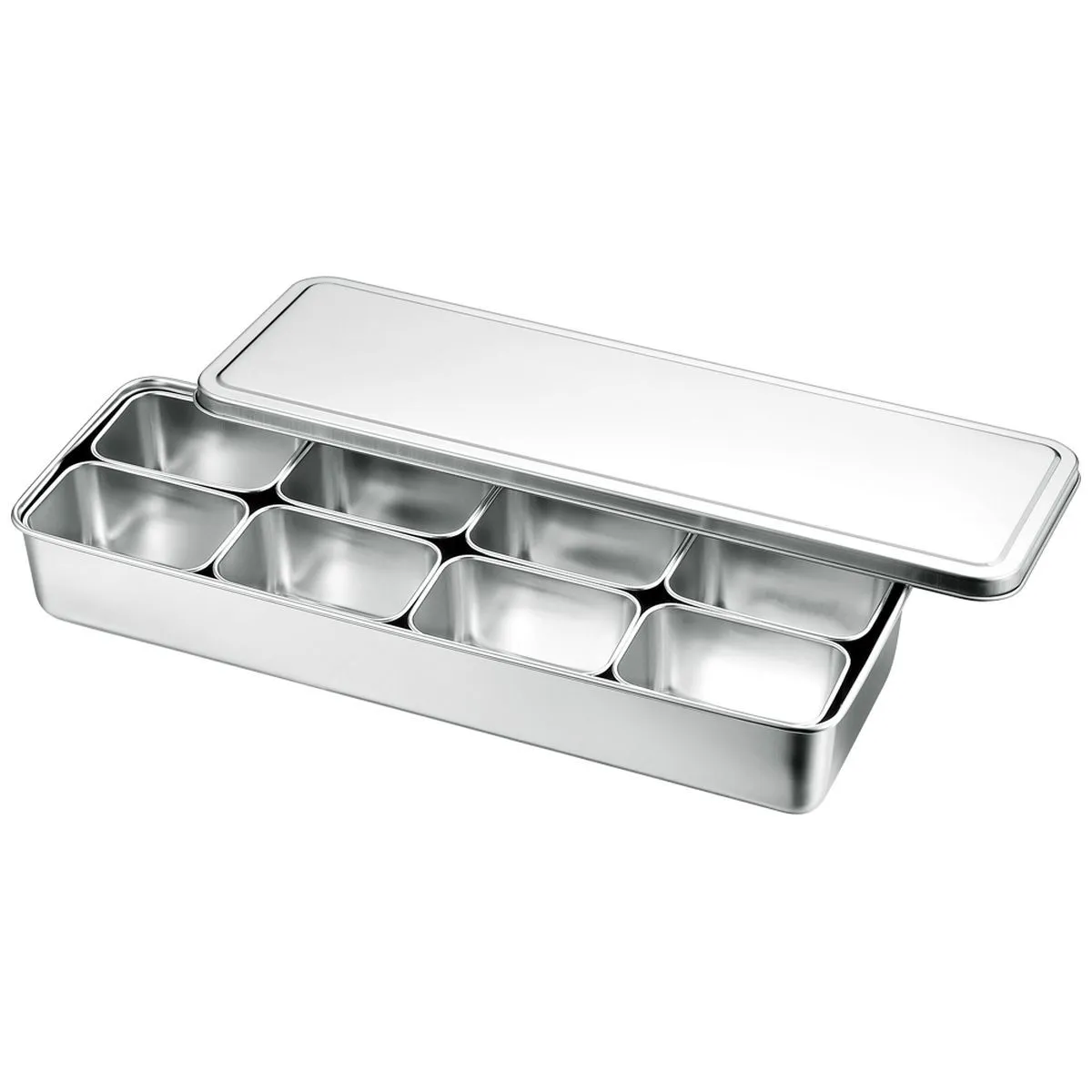 Caixa Japonesa com 8 Compartimentos - 432 x 148 x 63 mm