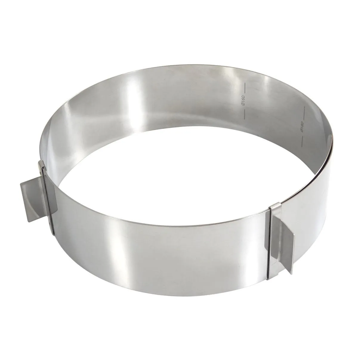 Círculo Ajustável Inox de ⌀ 160 a 280 mm