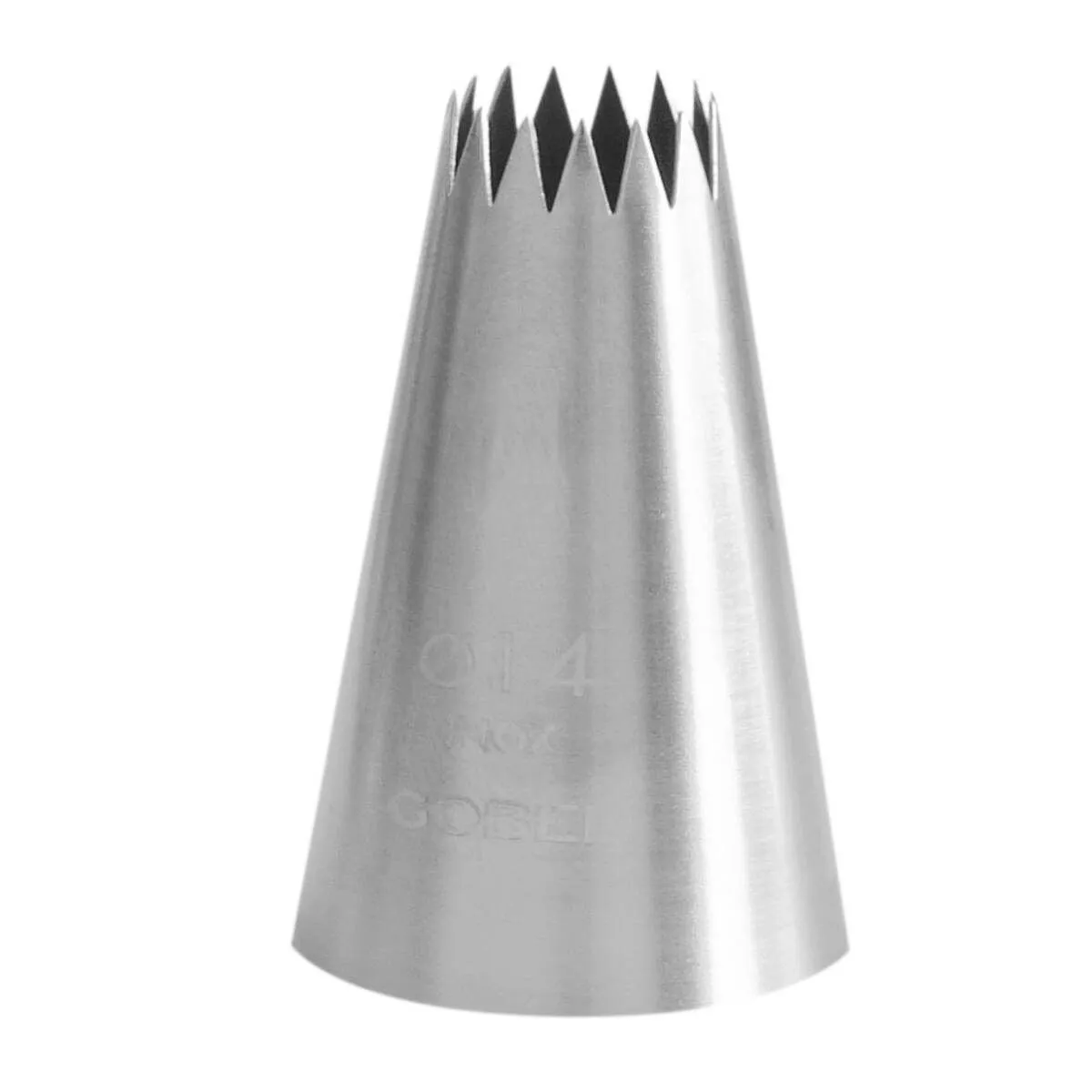 Forma para mini bolos em aço inoxidável com 15 dentes - ⌀ 14 mm