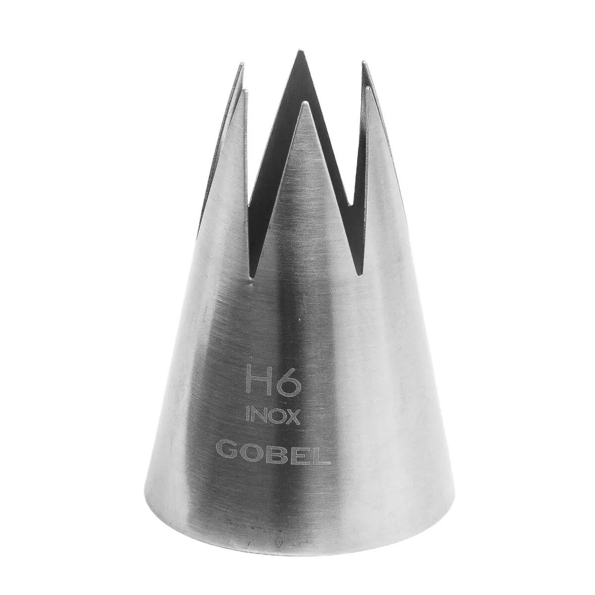 Bico Canelado em Inox com 6 Dentes - ⌀ 23 mm