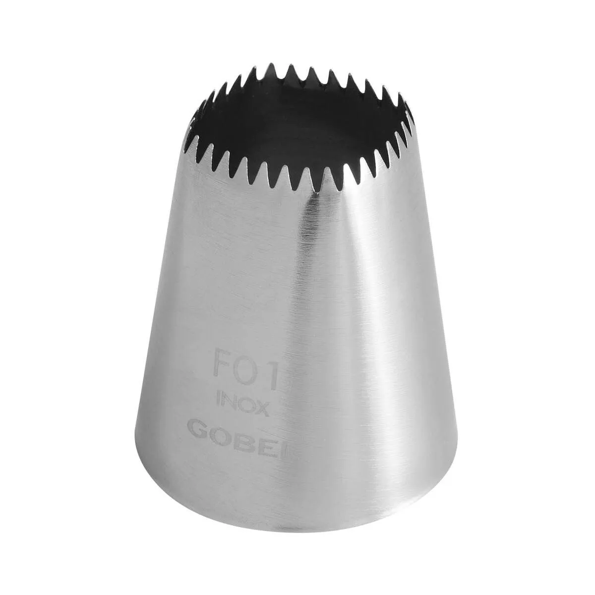 Soquete Geométrico Estriado Quadrado em Inox - ⌀ 26 mm