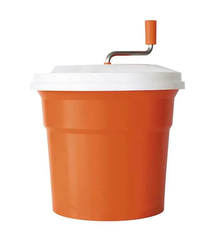 Centrifugadora de Salada Profissional Manual à Prova d'Água - 20 Litros