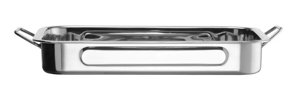 Tabuleiro de forno em inox - 31 x 24 x 5 cm