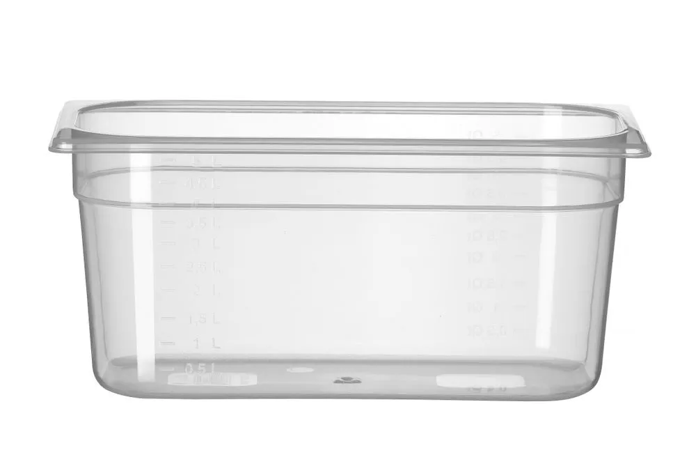 Bandeja Gastronorm GN 1/3 em Polipropileno - Profundidade 150 mm - 5,7 L