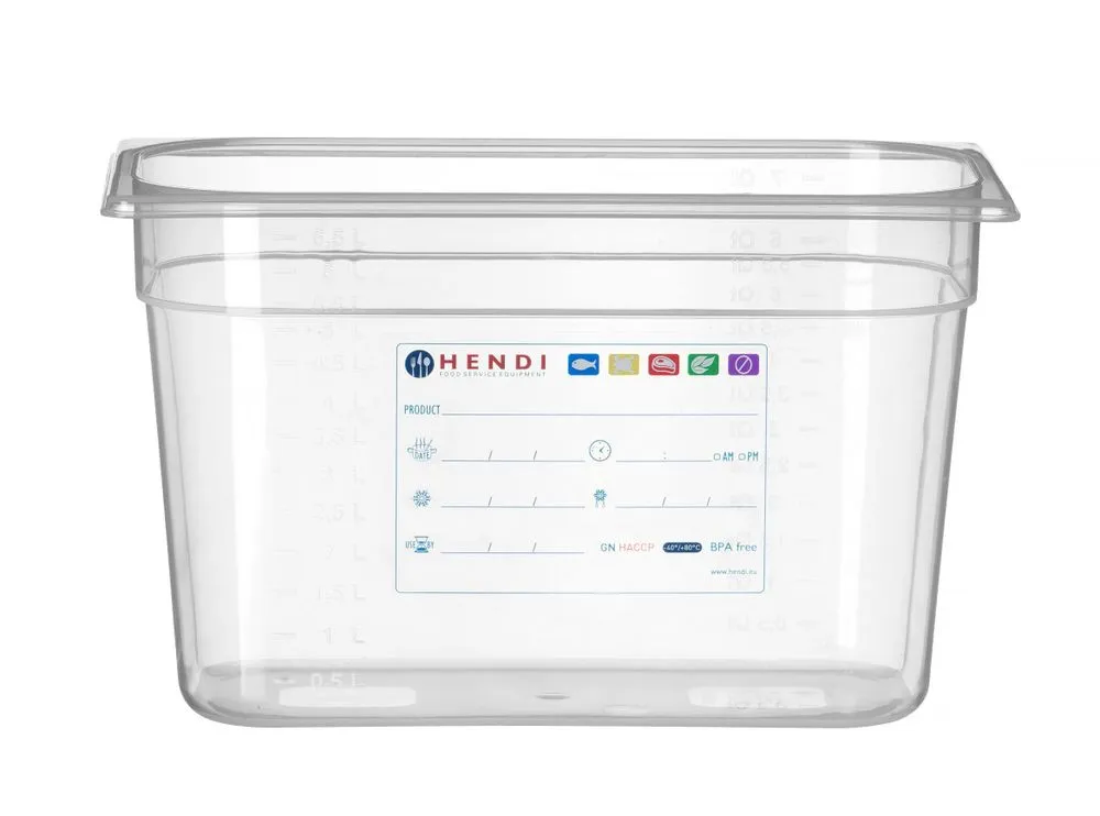 Caixa de Armazenamento Gastronorm GN 1/3 - 7,8 L - A 200 mm