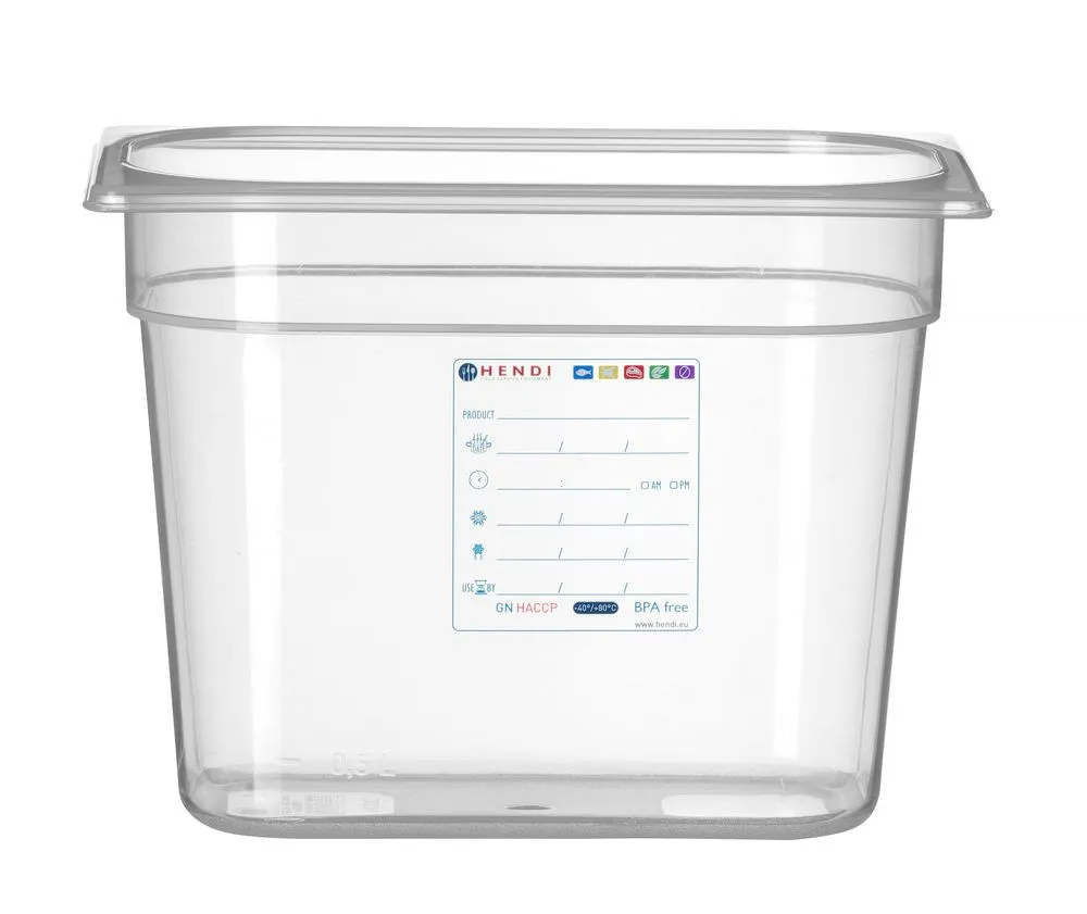 Caixa de Armazenamento Gastronorm GN 1/4 - 5,5 L - A 200 mm