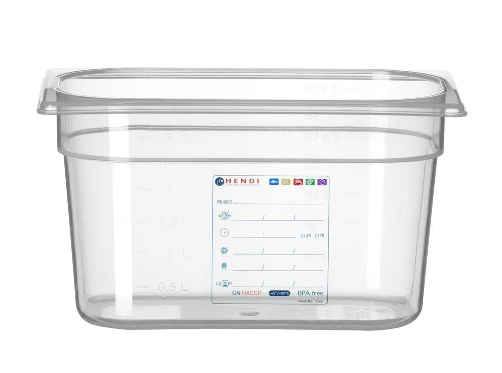 Caixa de Armazenamento Gastronorm GN 1/4 - 4 L - A 150 mm