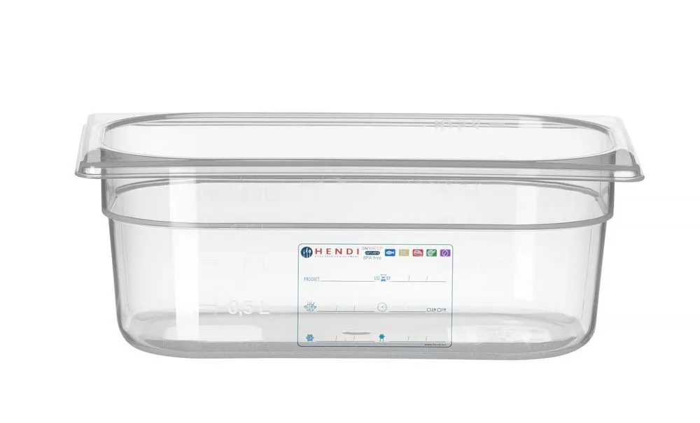 Caixa de Armazenamento Gastronorm GN 1/4 - 2,8 L - A 100 mm