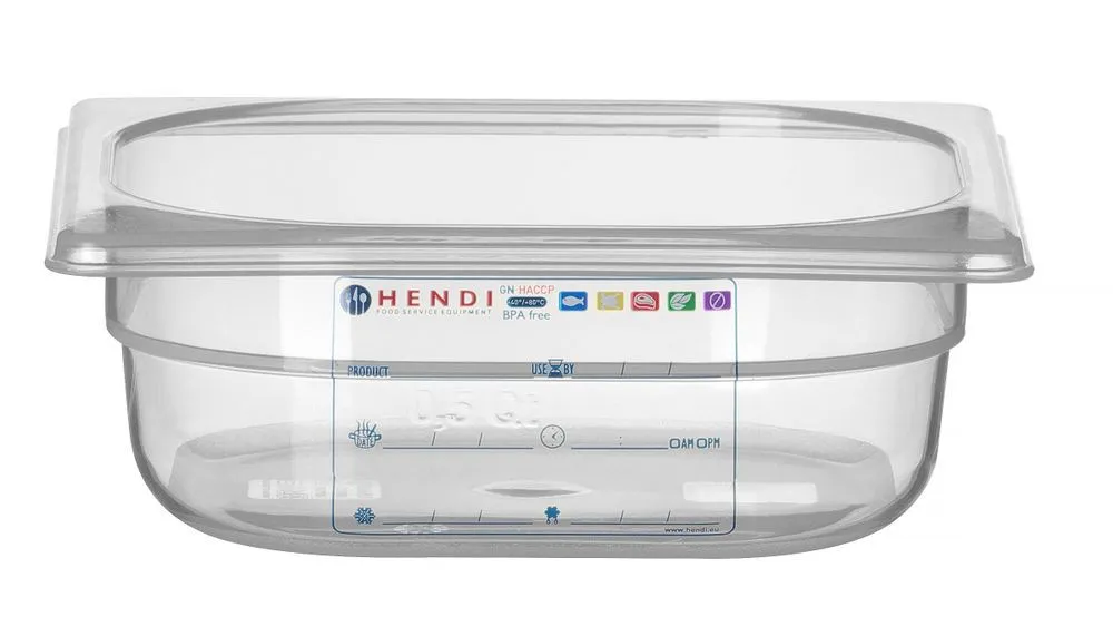 Caixa de Armazenamento Gastronorm GN 1/6 - 1 L - A 65 mm