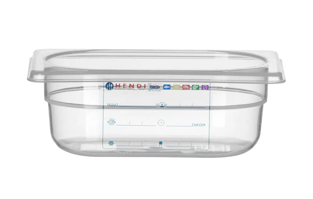 Caixa de Armazenamento Gastronorm GN 1/9 - 0,6 L - A 65 mm
