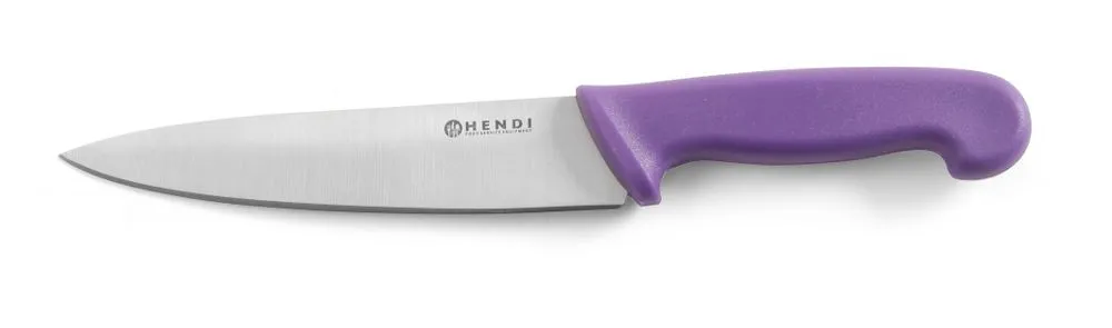 Faca de Chef com Cabo Roxo - Lâmina de 18 cm