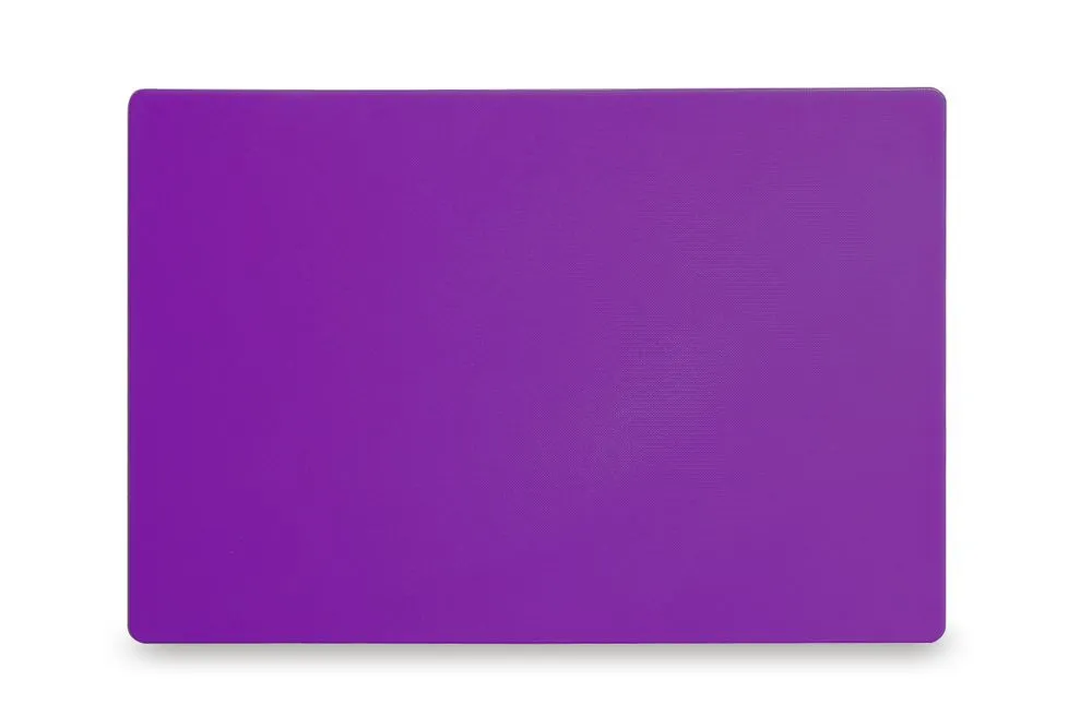 Tábua de corte HACCP - 450 x 300 mm - Roxo - 13 mm de espessura