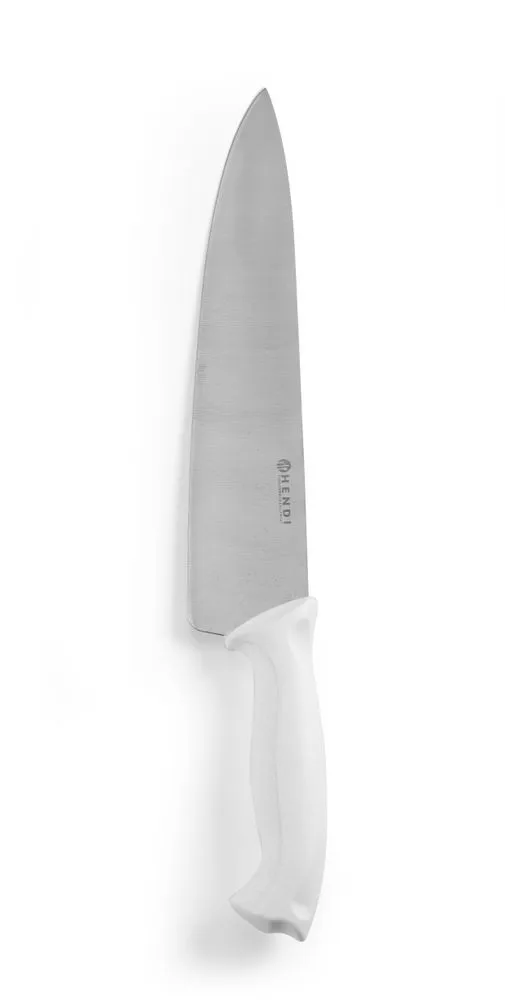Faca de Chef Branca para Pão e Queijo - Lâmina de 24 cm