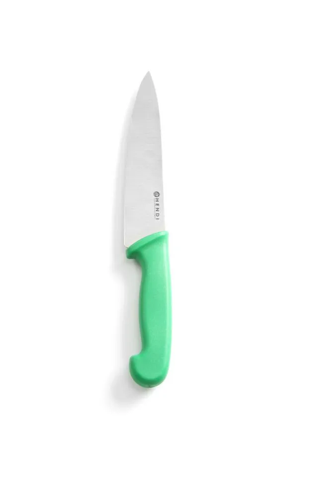 Faca de Chef Verde para Frutas e Legumes - Lâmina de 18 cm