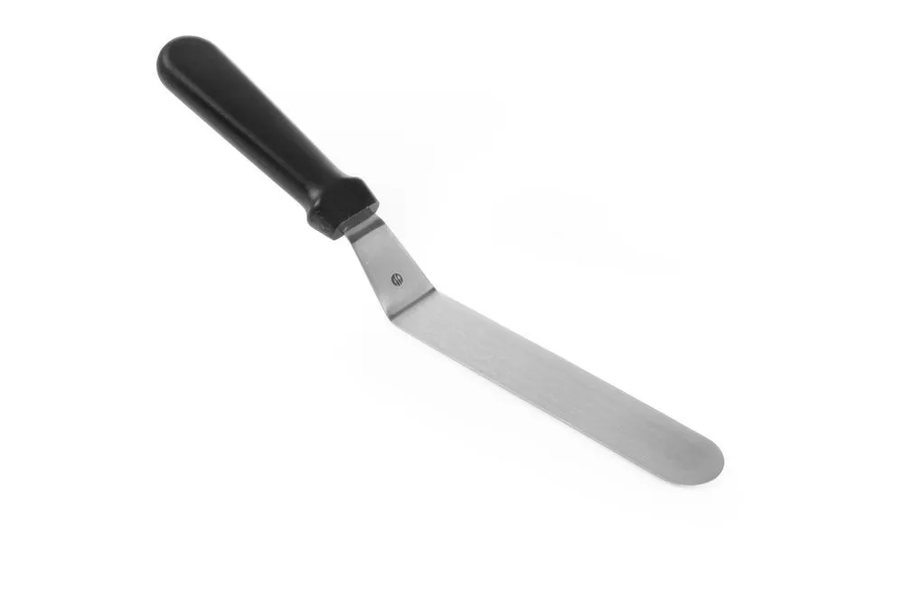 Espátula para crepes em aço inoxidável com cabo de PP - 20 cm