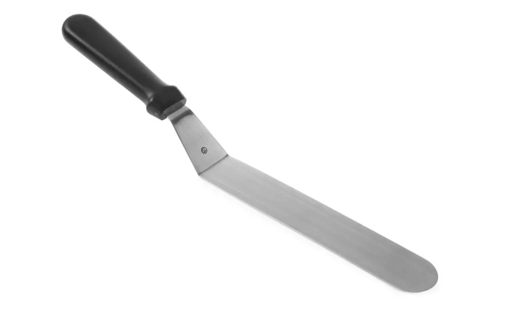 Espátula para crepes em aço inoxidável com cabo de PP - 25,4 cm