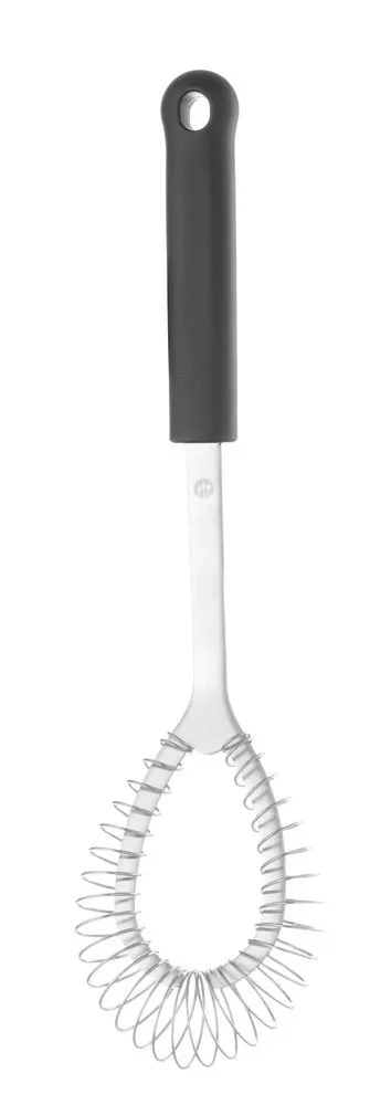 Batedor Plano em Aço Inoxidável com Cabo em PP - L 160 mm