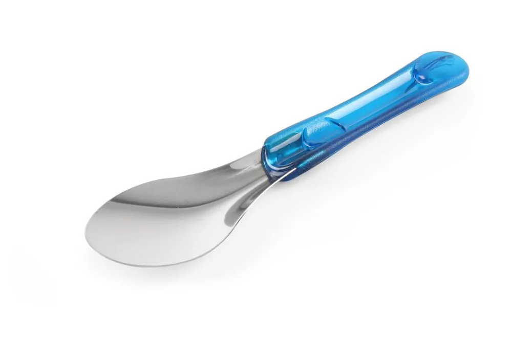 Espátula de gelo com cabo azul em Tritan