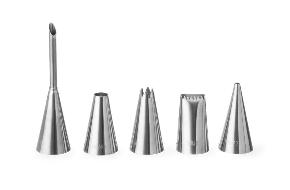 Conjunto de 5 bicos de confeitar