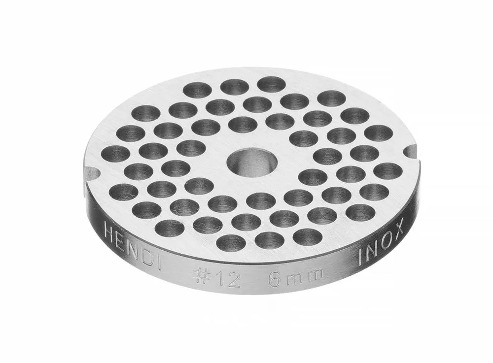 Placa perfurada para picador de carne Profi Line 12 - 6 mm