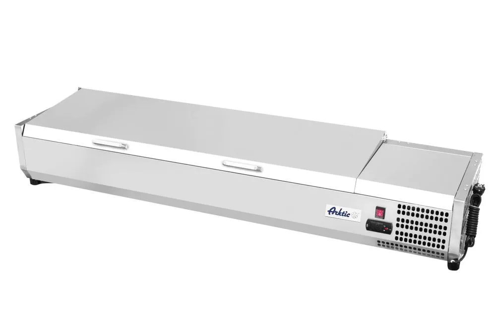 Vitrine Refrigerada com Tampa em Inox - 8 x GN 1/3