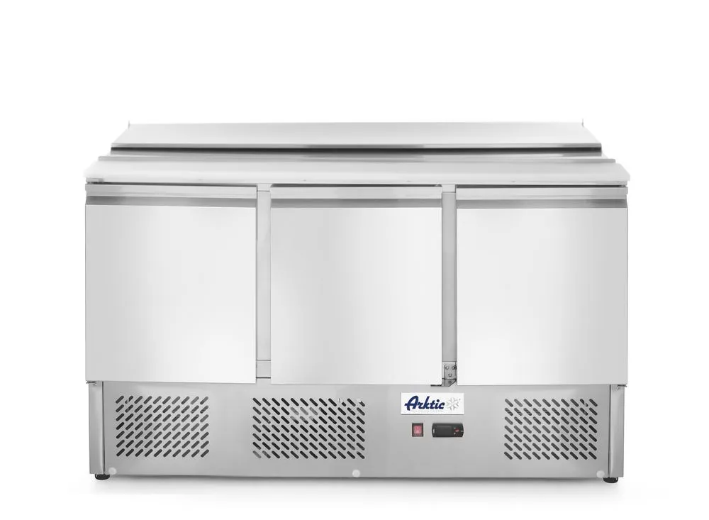 Saladette 3 Portas - 380 L - 4 Cubas GN 1/1
