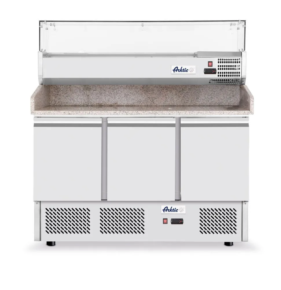 Balcão de Preparação Refrigerado para Pizzas ou Saladas - 380 L + 40 L