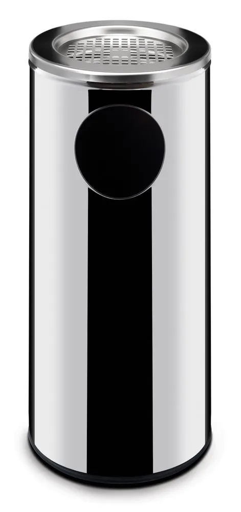 Lixeira com Cinzeiro - 240 mm de Diâmetro