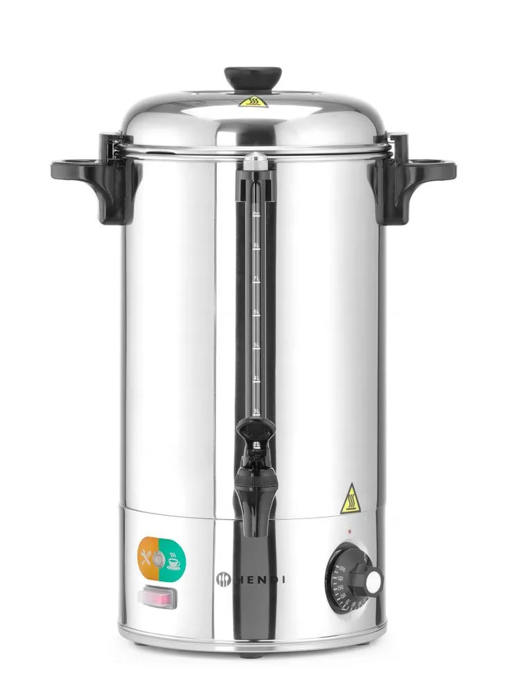 Distribuidor de Bebidas Quentes em Aço Inoxidável - 9 L