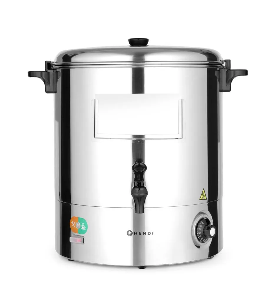 Distribuidor de Bebidas Quentes em Aço Inoxidável - 30 L