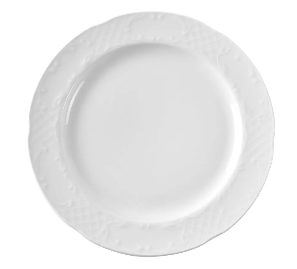Prato raso em porcelana Flora - 160 mm de diâmetro