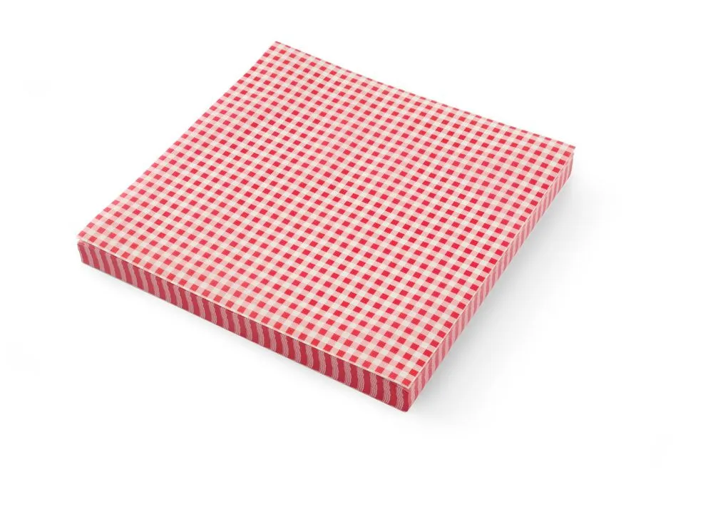 Papel Vegetal com Padrão de Quadrados - 306 x 305 mm - 500 Unidades