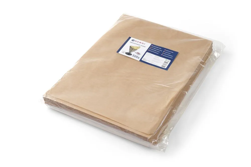Papel Manteiga Bege - 250 x 350 mm - 500 unidades