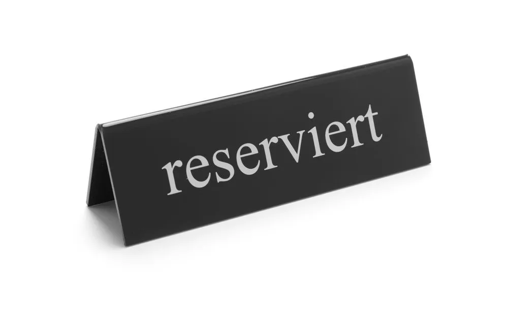 Cavalete de Mesa Reservado