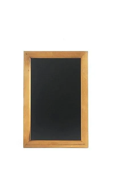Quadro-negro com moldura de madeira 400 x 600 mm
