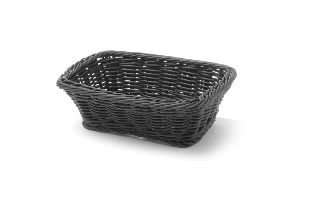 Cesto de pão preto - 190 x 130 mm