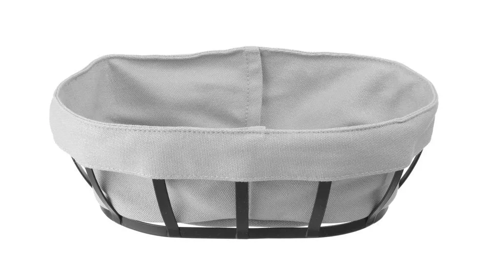 Cesto de pão oval com saquinho - 250 x 160 mm