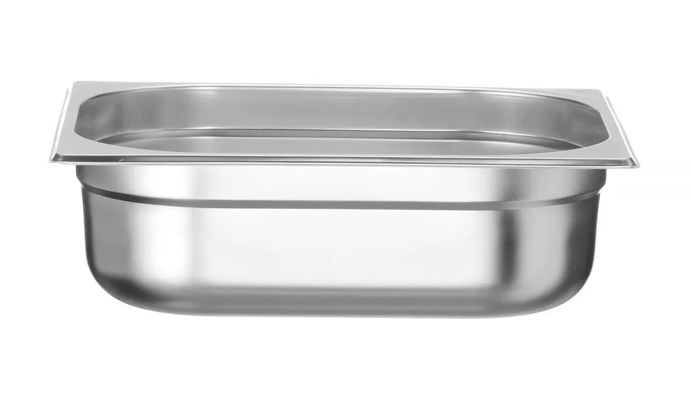 Cuba Gastronorm GN 1/2 em Aço Inox - Profundidade 100 mm - 6,5 L