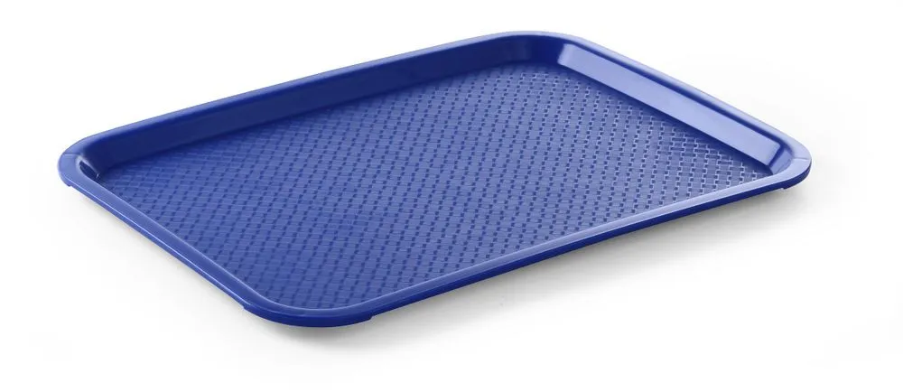 Tabuleiro Retangular Fast-Food Azul - 415 x 305 mm