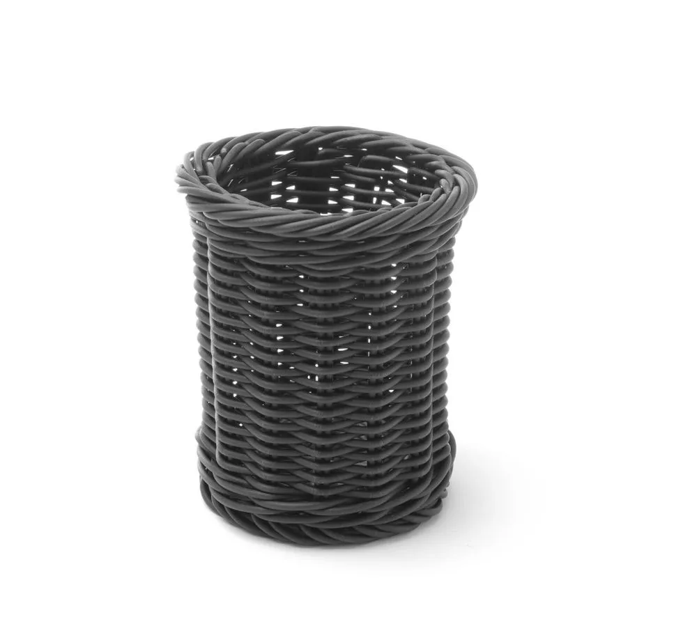 Cesto de Talheres Redondo - Preto