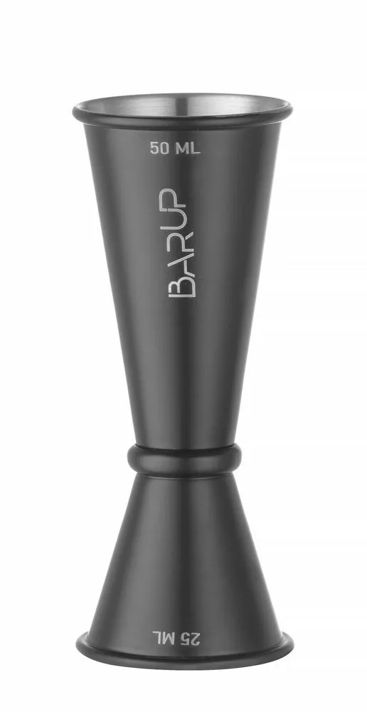 Dosador de Álcool Duplo com Anel - Preto