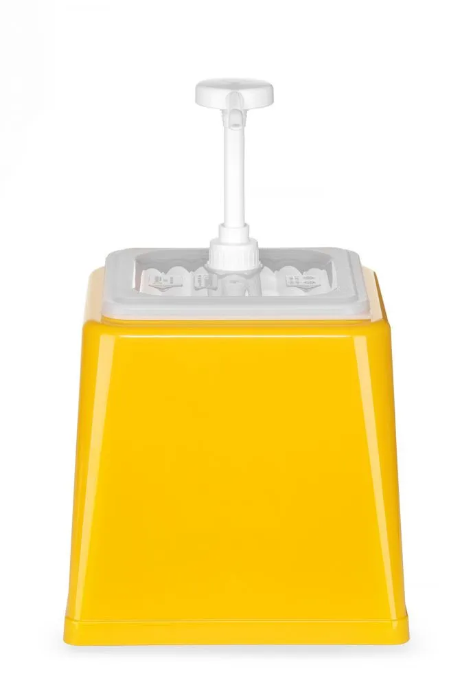 Distribuidor de Molho com Bomba - Amarelo - 2,5 L