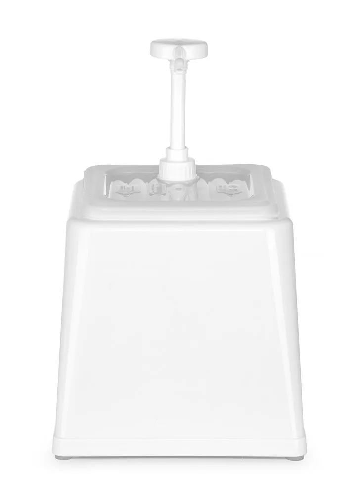 Distribuidor de Molho com Bomba - Branco - 2,5 L