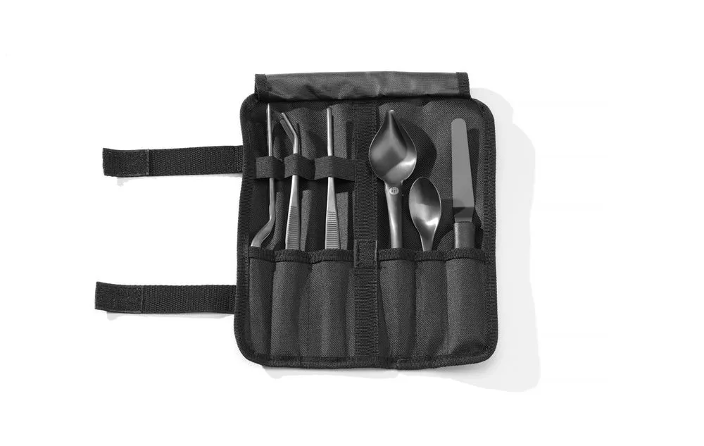 Conjunto de 6 Aventais de Cozinha Pretos