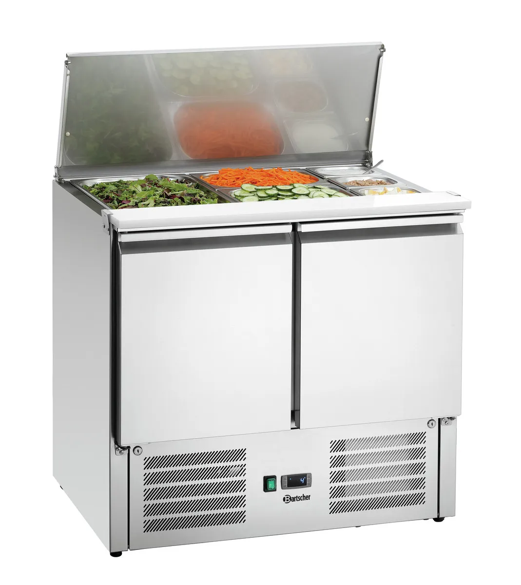 Saladette Refrigerada - 2 x 1/1 GN + 3 x 1/6 GN - 2 Portas