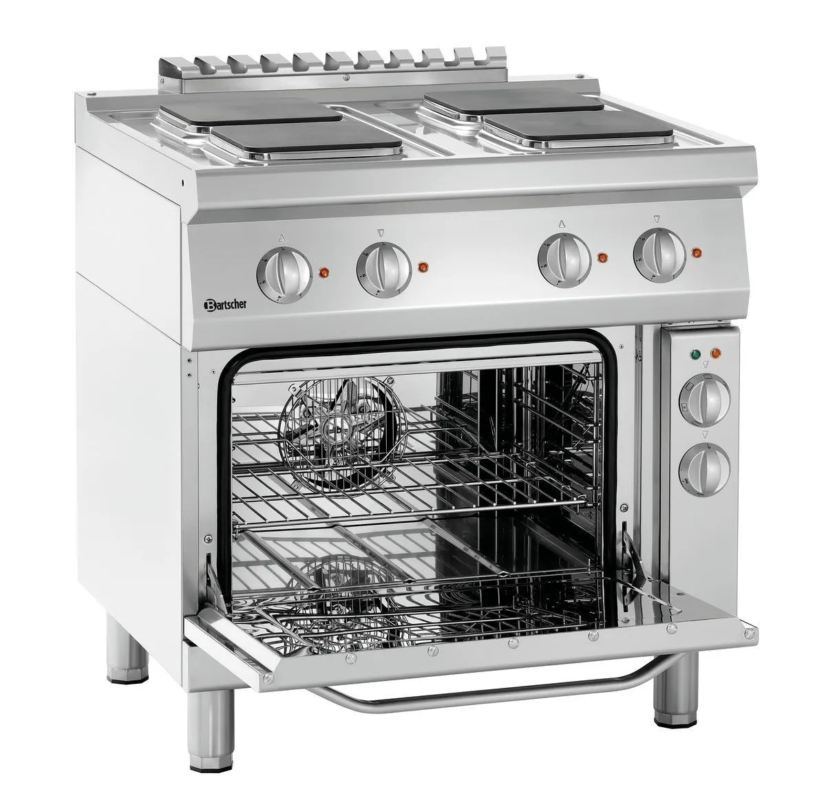 Forno Série 700 - 4 Placas Quadradas & Forno GN1/1