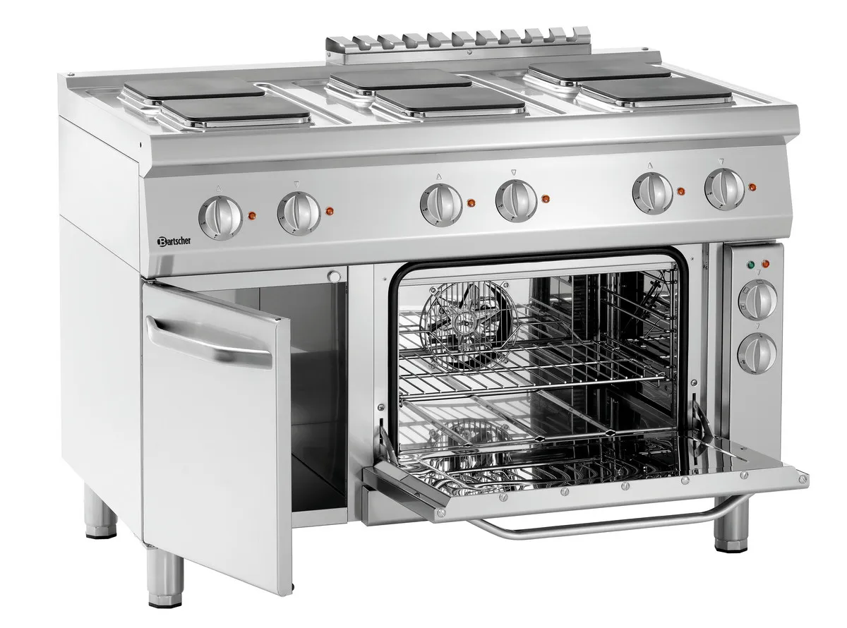Forno Série 700 - 6 Placas Quadradas & Forno GN1/1