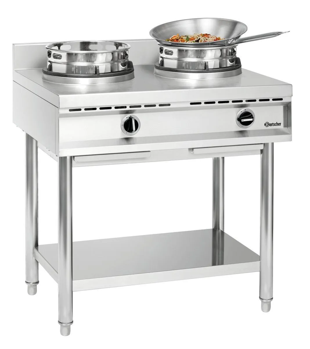 Fogão Wok a Gás - 2 Queimadores