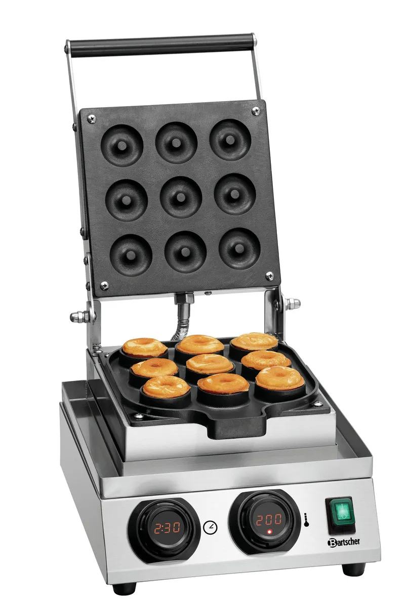 Máquina profissional de waffles para donuts