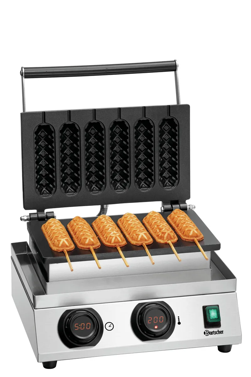 Gofre Profissional Lolly - 6 Waffles em Espiga